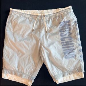 Moschino Sheer Cotton Logo Men’s Shorts – Made in Italy